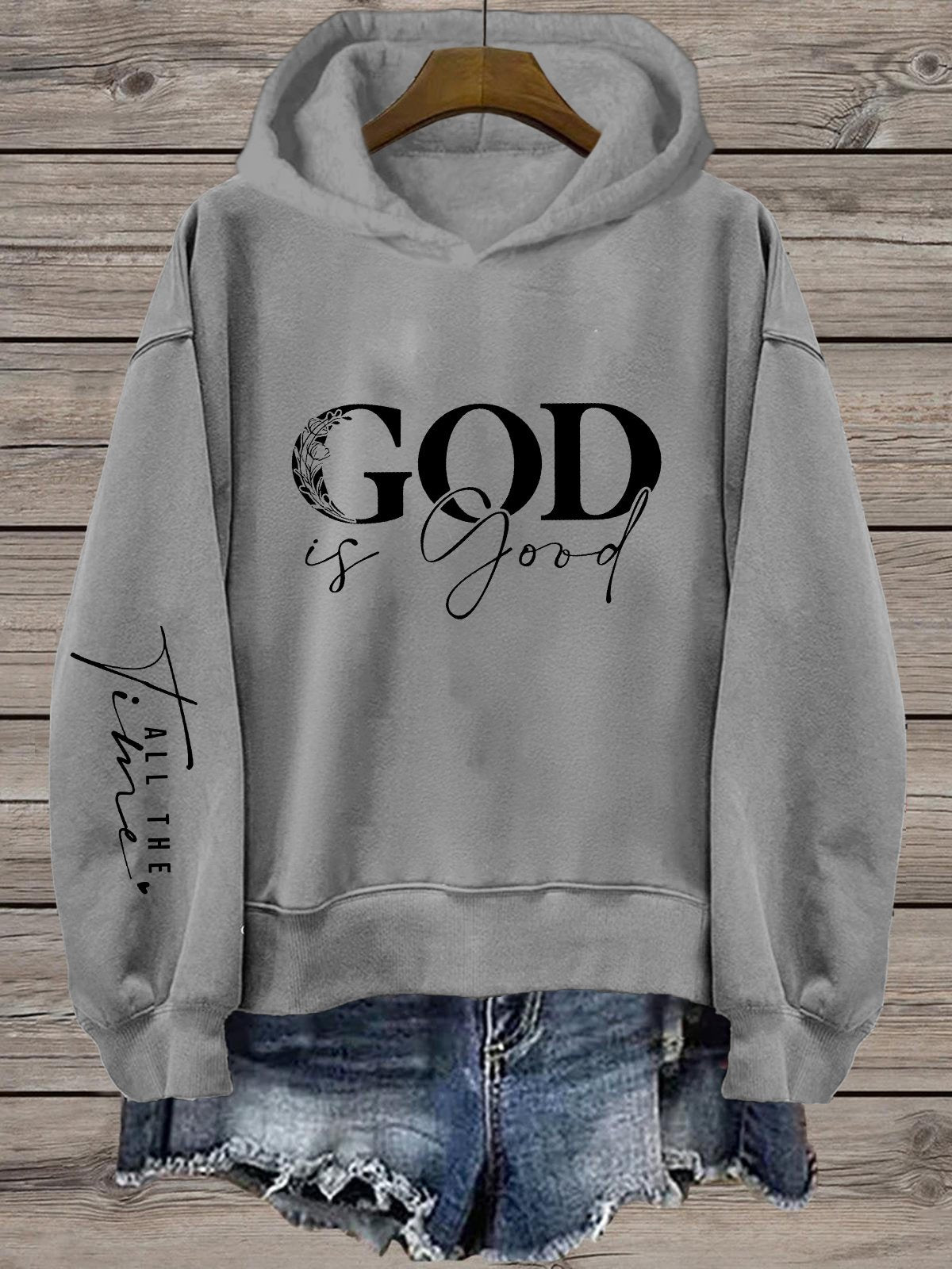 Women's Faith Heat Transfer Hooded Sweatshirt