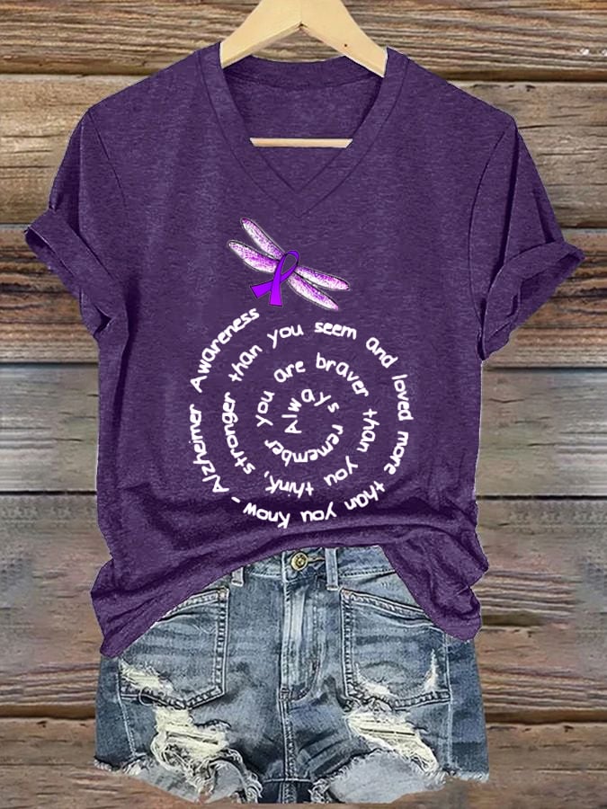 Alzheimers Awareness Memories Matter Brain Flowers Alzheimers T Shirt