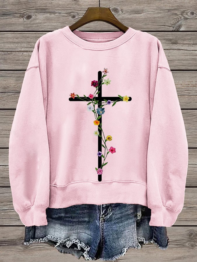 Women's Faith Printed Sweatshirt