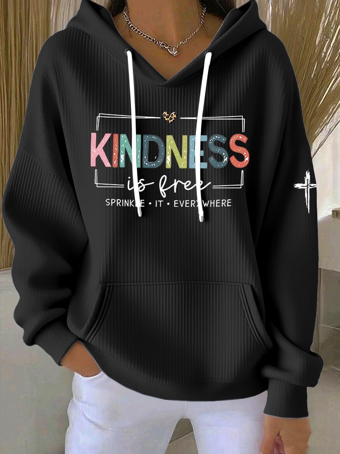 Women's Faith Be Kind Print Hoodie