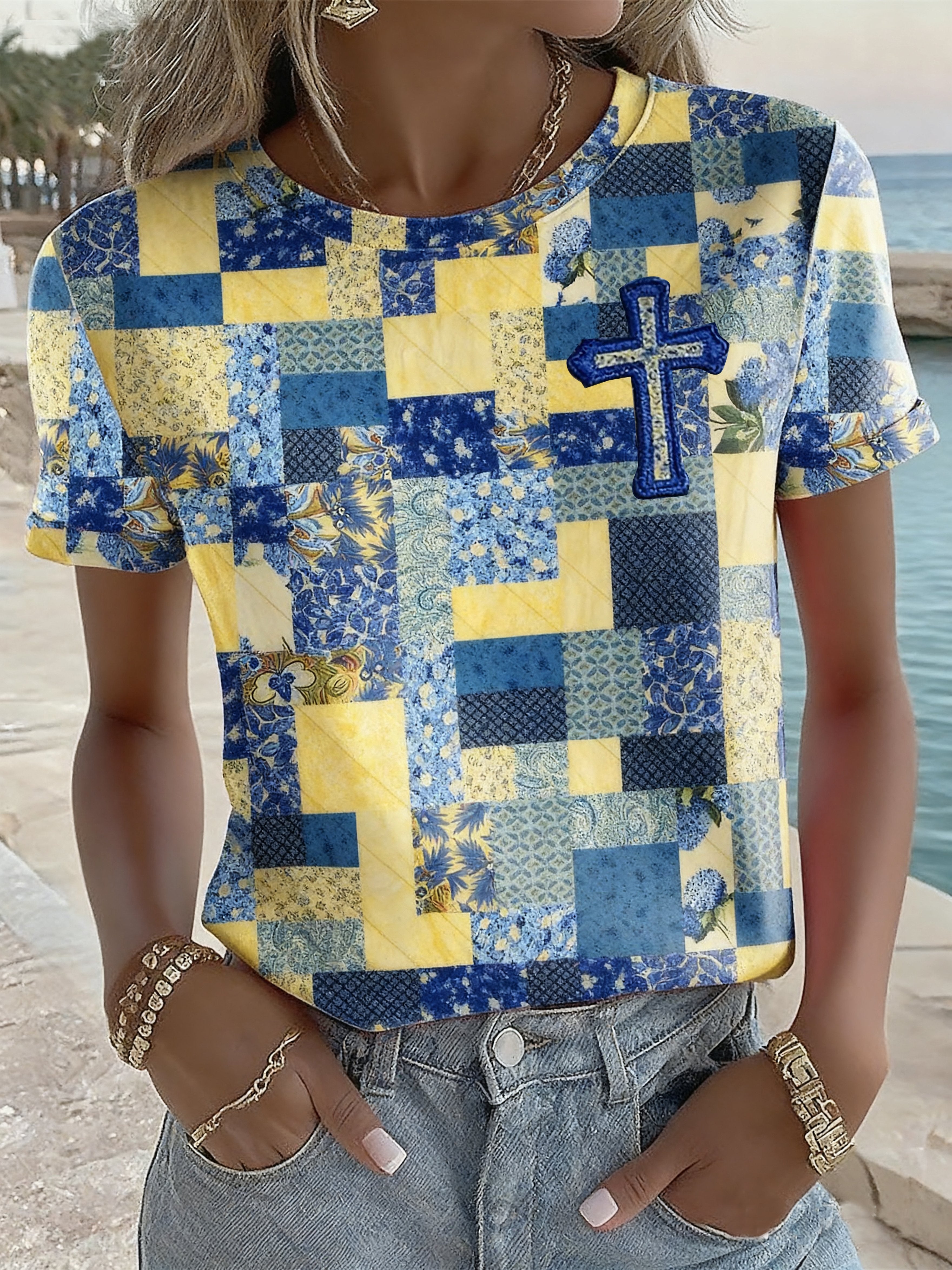 Women'S Faith Art Print T-Shirt