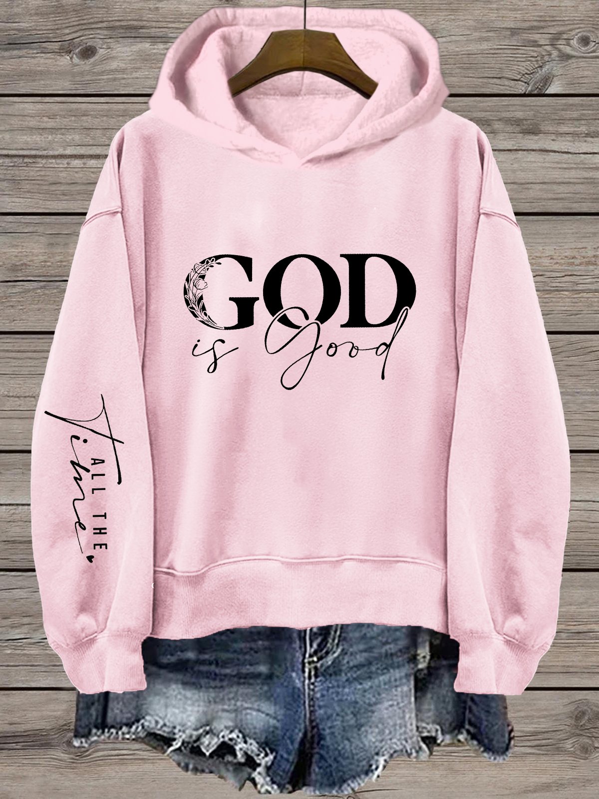 Women's Faith Heat Transfer Hooded Sweatshirt