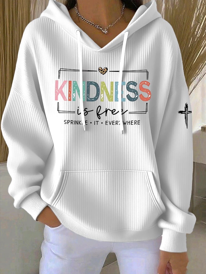 Women's Faith Be Kind Print Hoodie