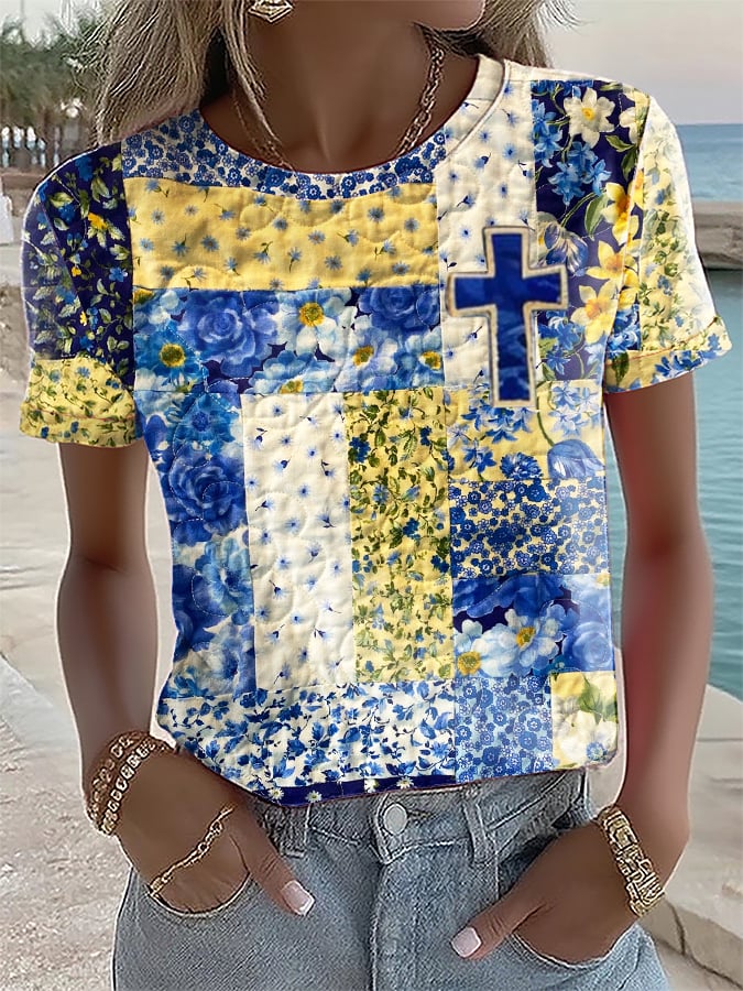 Women'S Faith Art Print T-Shirt