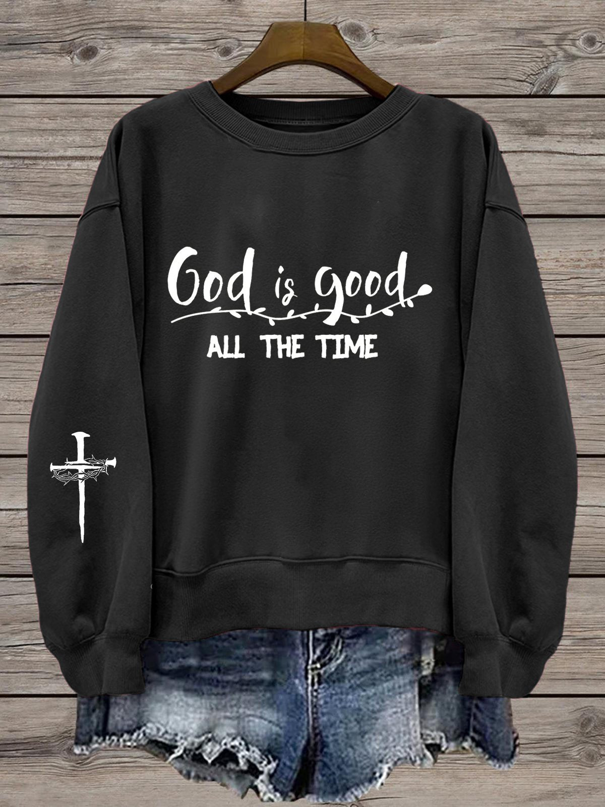 Women's Faith  Round Neck Sweatshirt