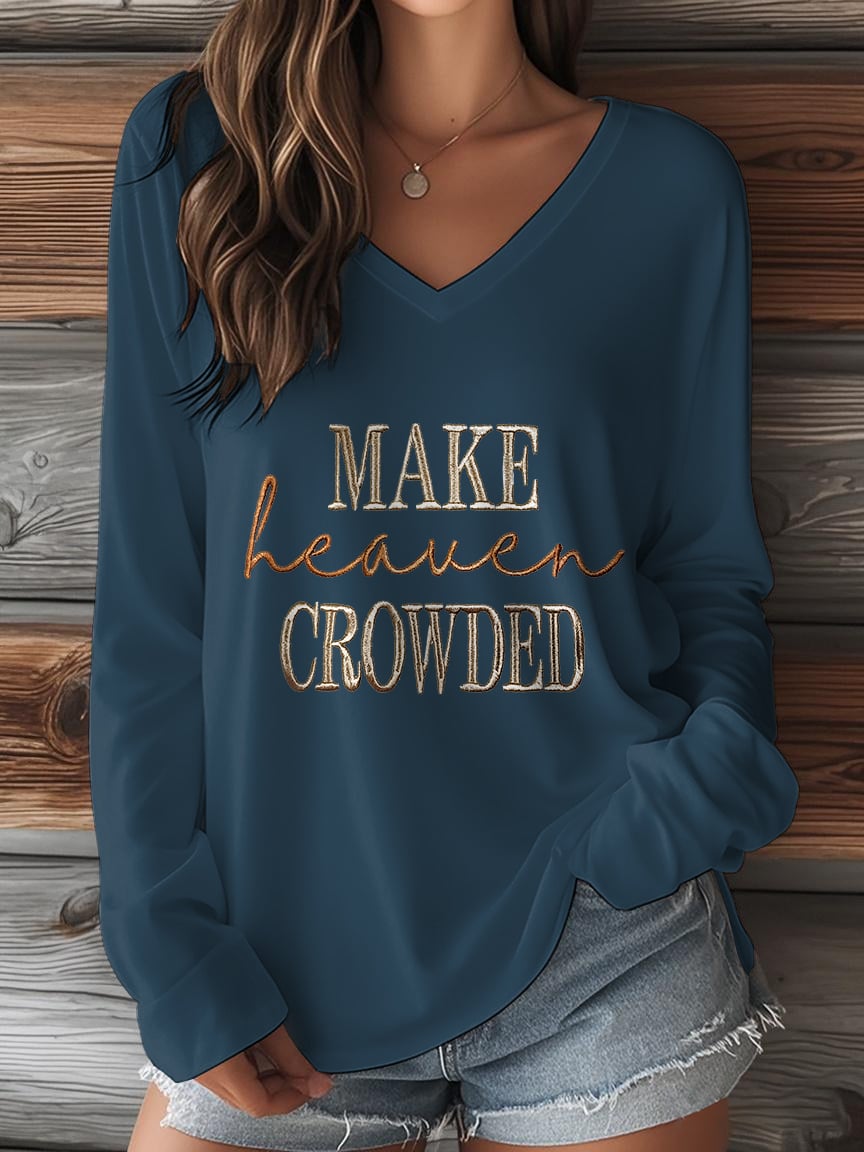 Women'S Casual Faith Long Sleeve T-Shirt
