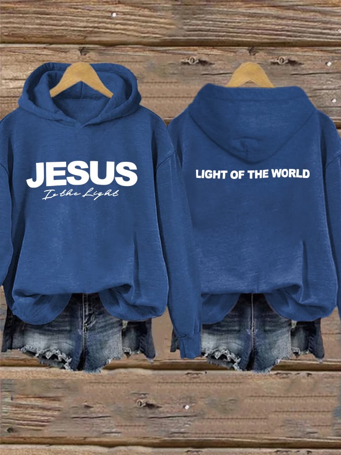 Women'S Casual Faith Print Sweatshirt