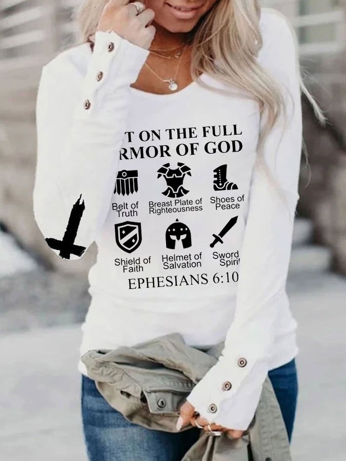 Women's Put on The Full Armor of God T-shirt