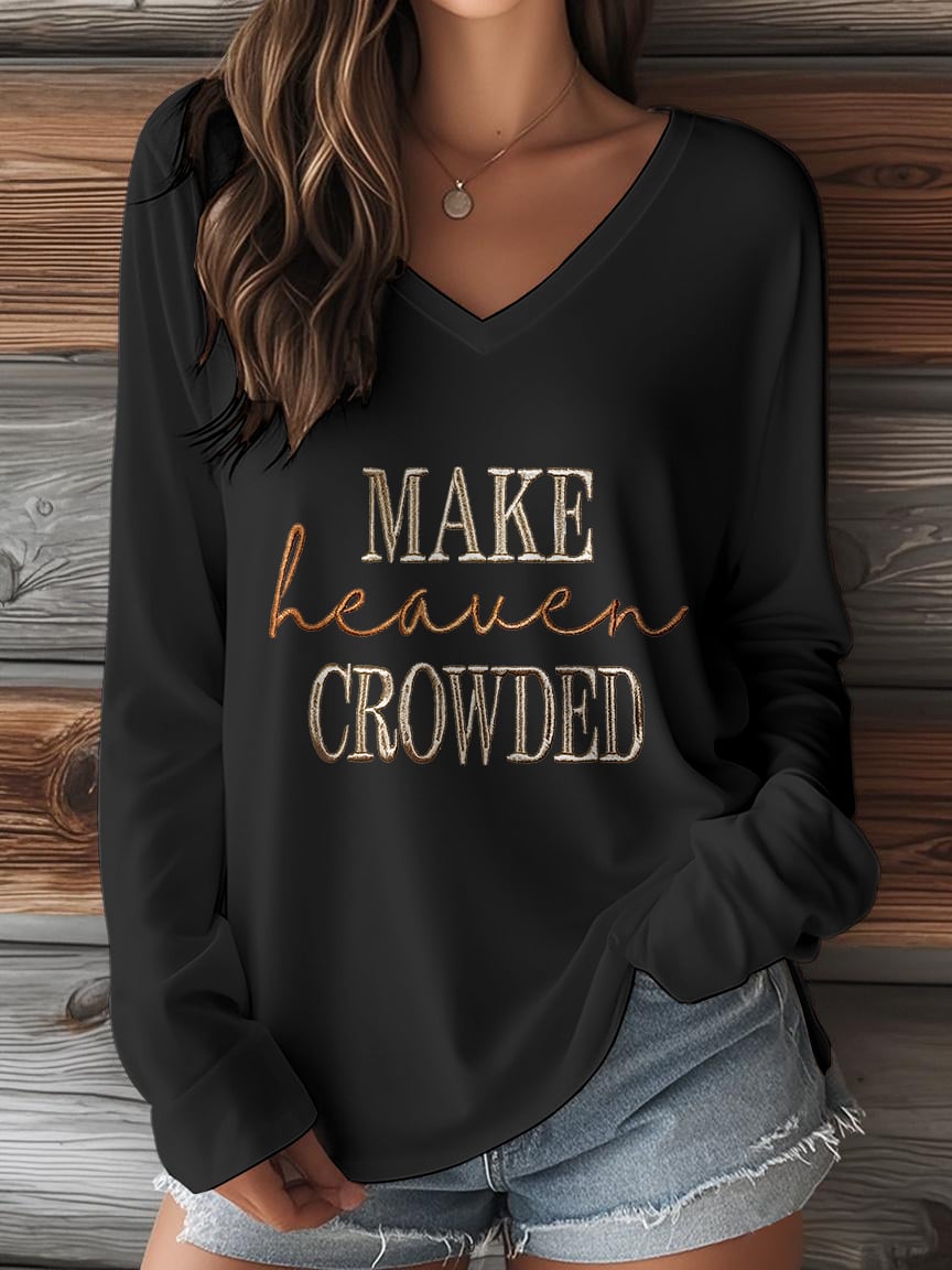Women'S Casual Faith Long Sleeve T-Shirt