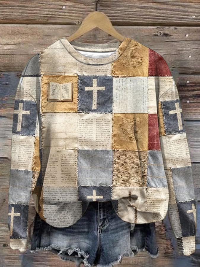 Women's Faith Print Sweatshirt