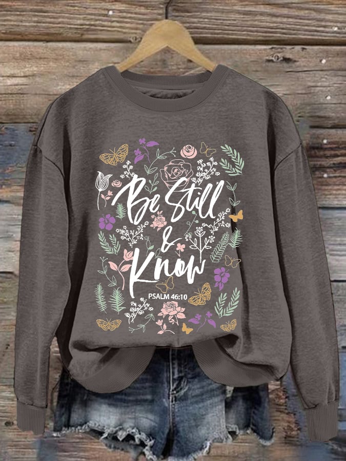 Women's Faith Print Sweatshirt