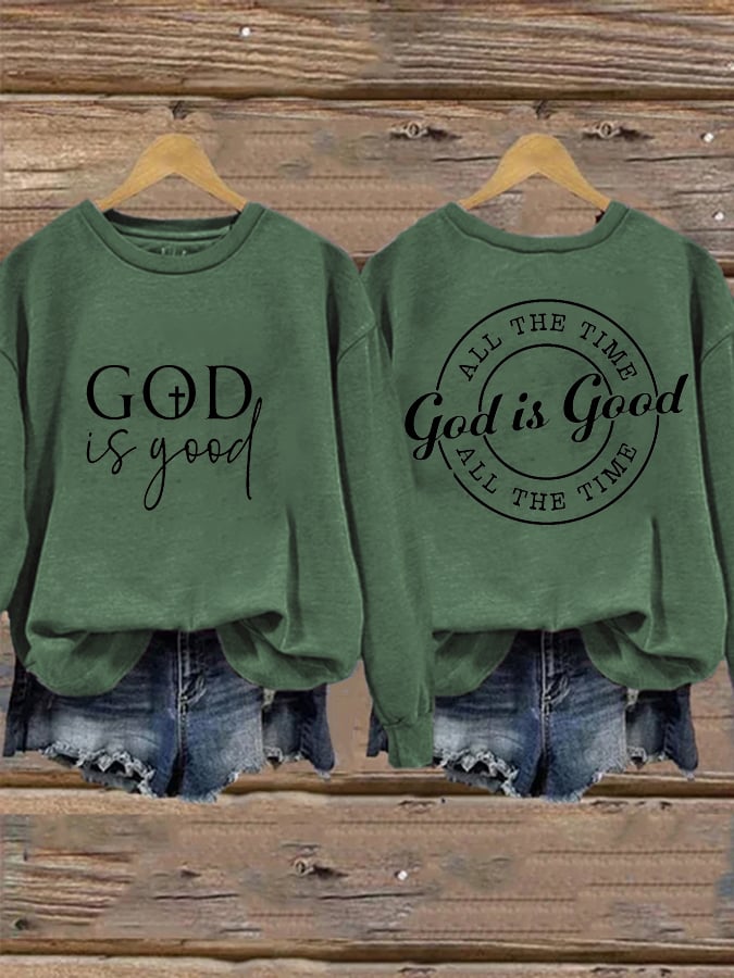 Women's Faith  Round Neck Sweatshirt