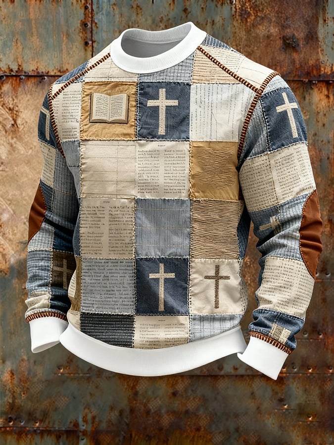 Men's Faith Print Sweatshirt
