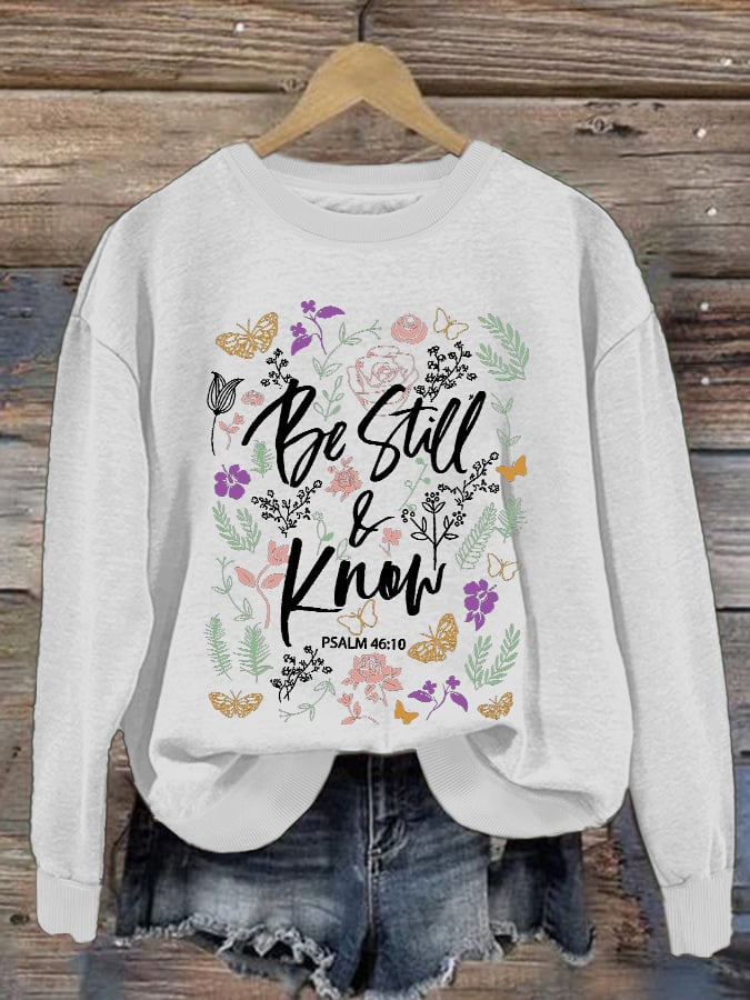 Women's Faith Print Sweatshirt