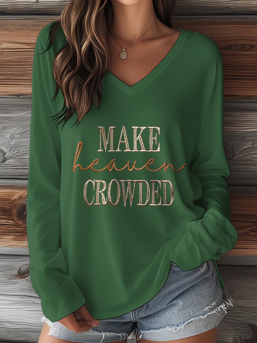 Women'S Casual Faith Long Sleeve T-Shirt