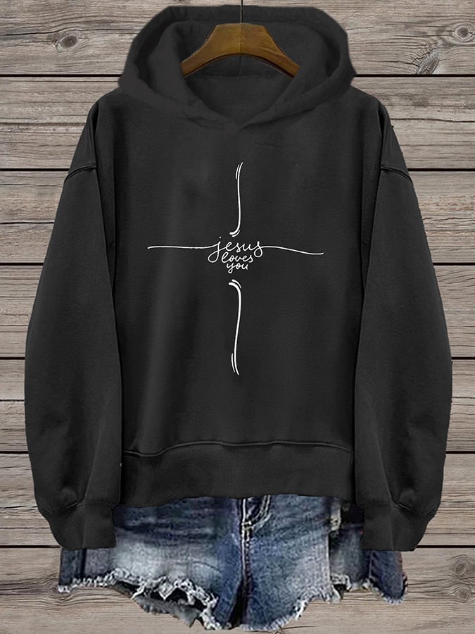 Women's Faith Heat Transfer Hooded Sweatshirt