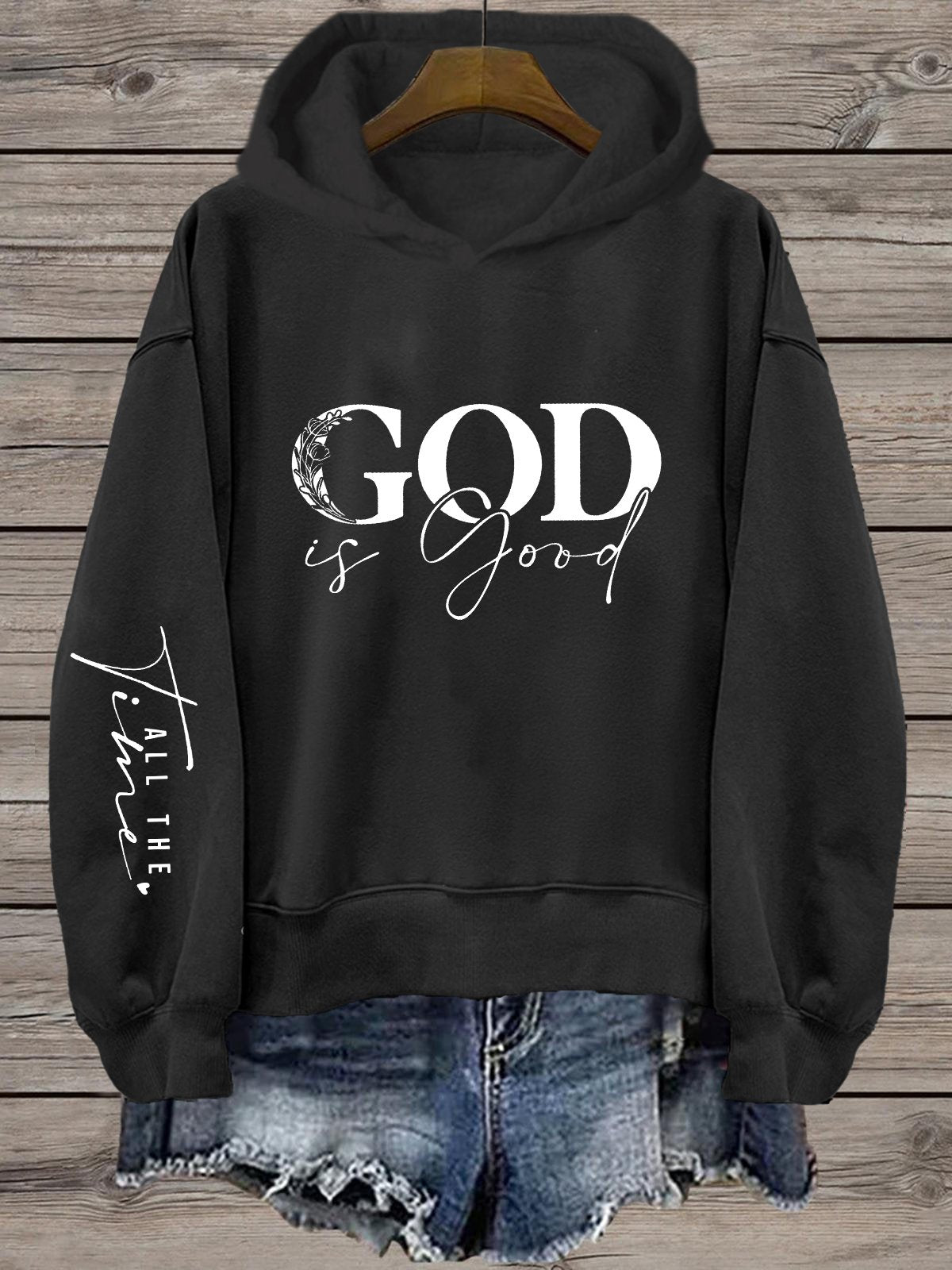 Women's Faith Heat Transfer Hooded Sweatshirt