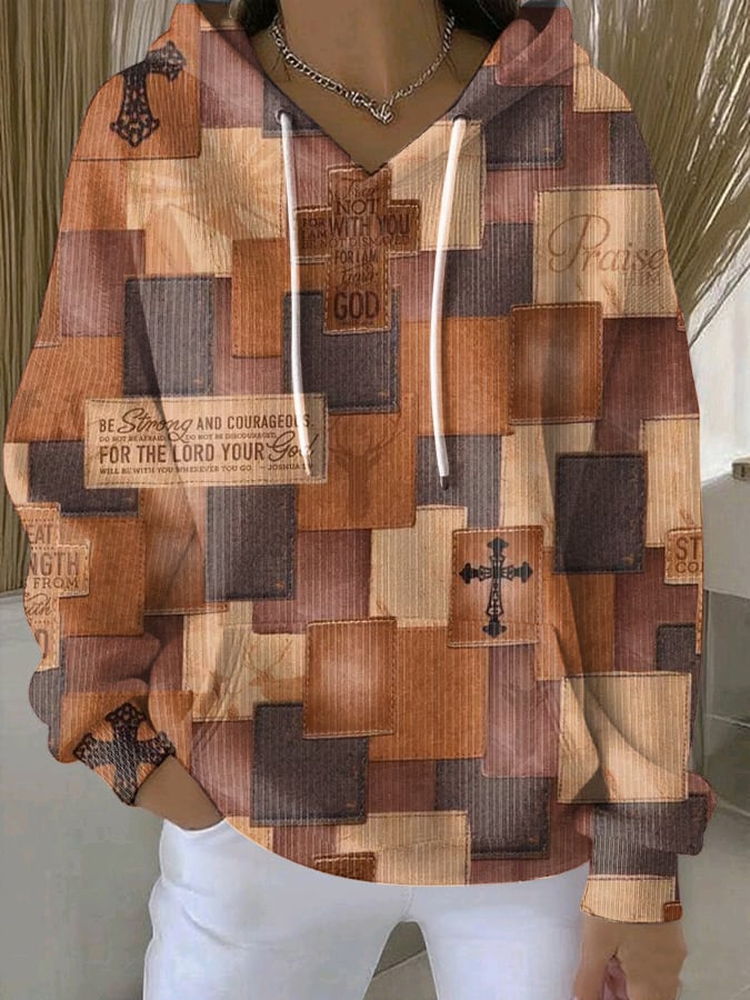 Women's Faith Art Print Hoodie