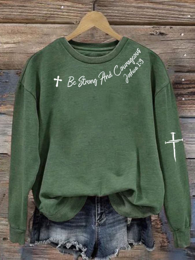 Women's Faith Print Waffle Hoodie