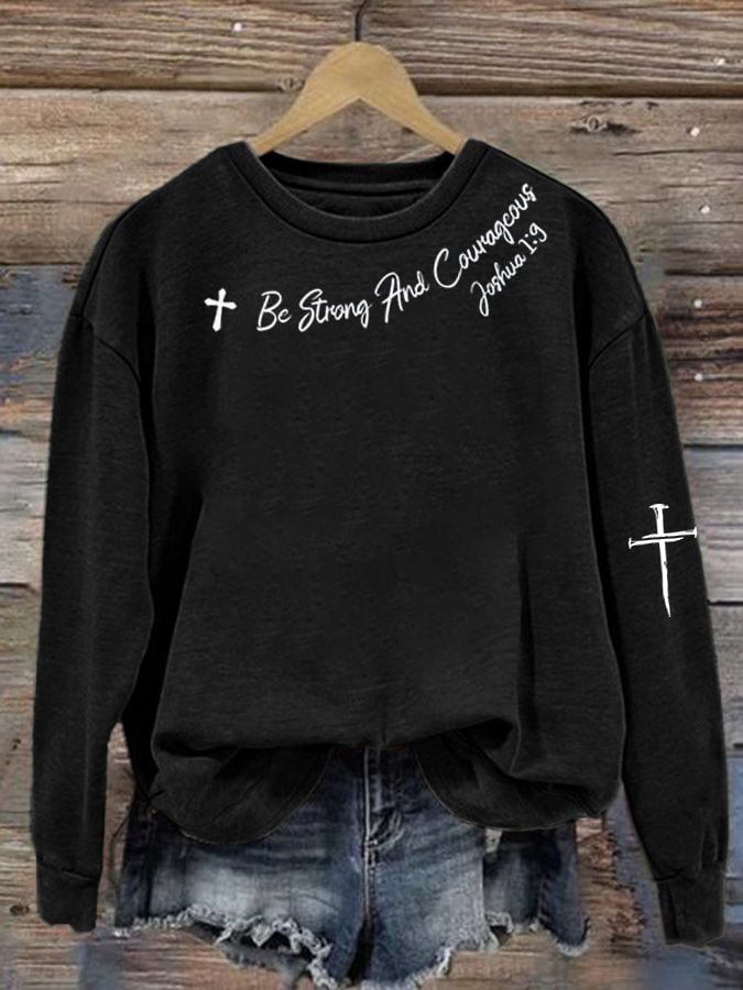 Women's Faith Print Waffle Hoodie