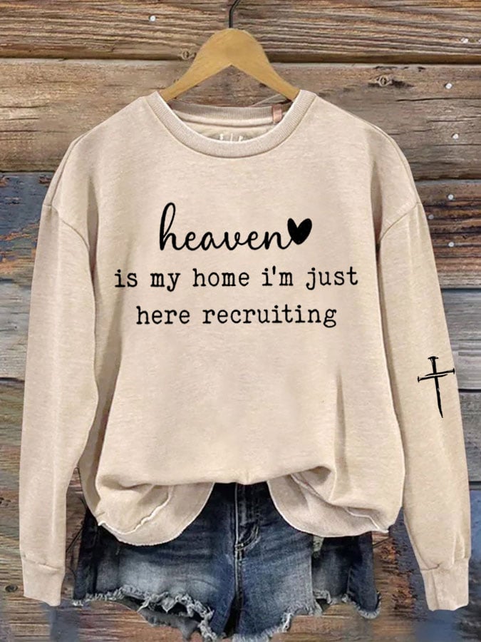 Women'S Faith Print Sweatshirt