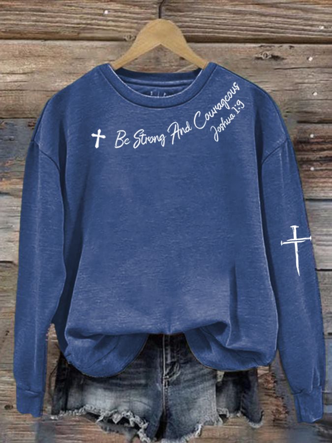 Women's Faith Print Waffle Hoodie