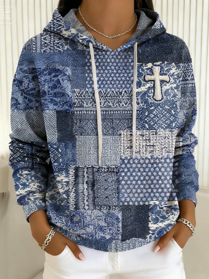 Women's Faith Art Print Hoodie