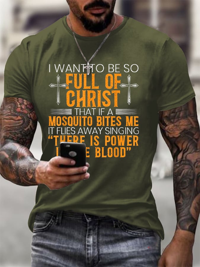 Men's Faith Print T-Shirt