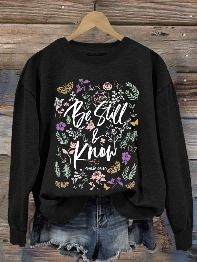 Women's Faith Print Sweatshirt