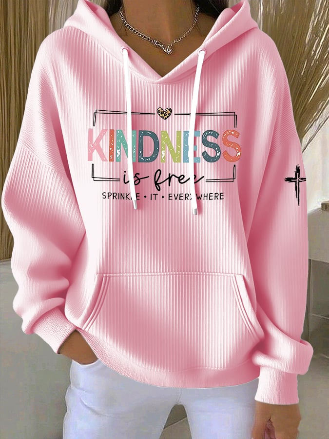 Women's Faith Be Kind Print Hoodie
