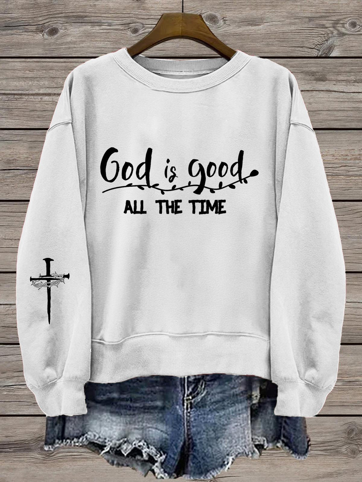 Women's Faith  Round Neck Sweatshirt