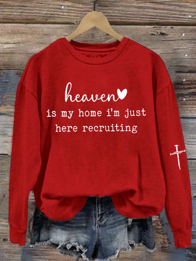 Women'S Faith Print Sweatshirt