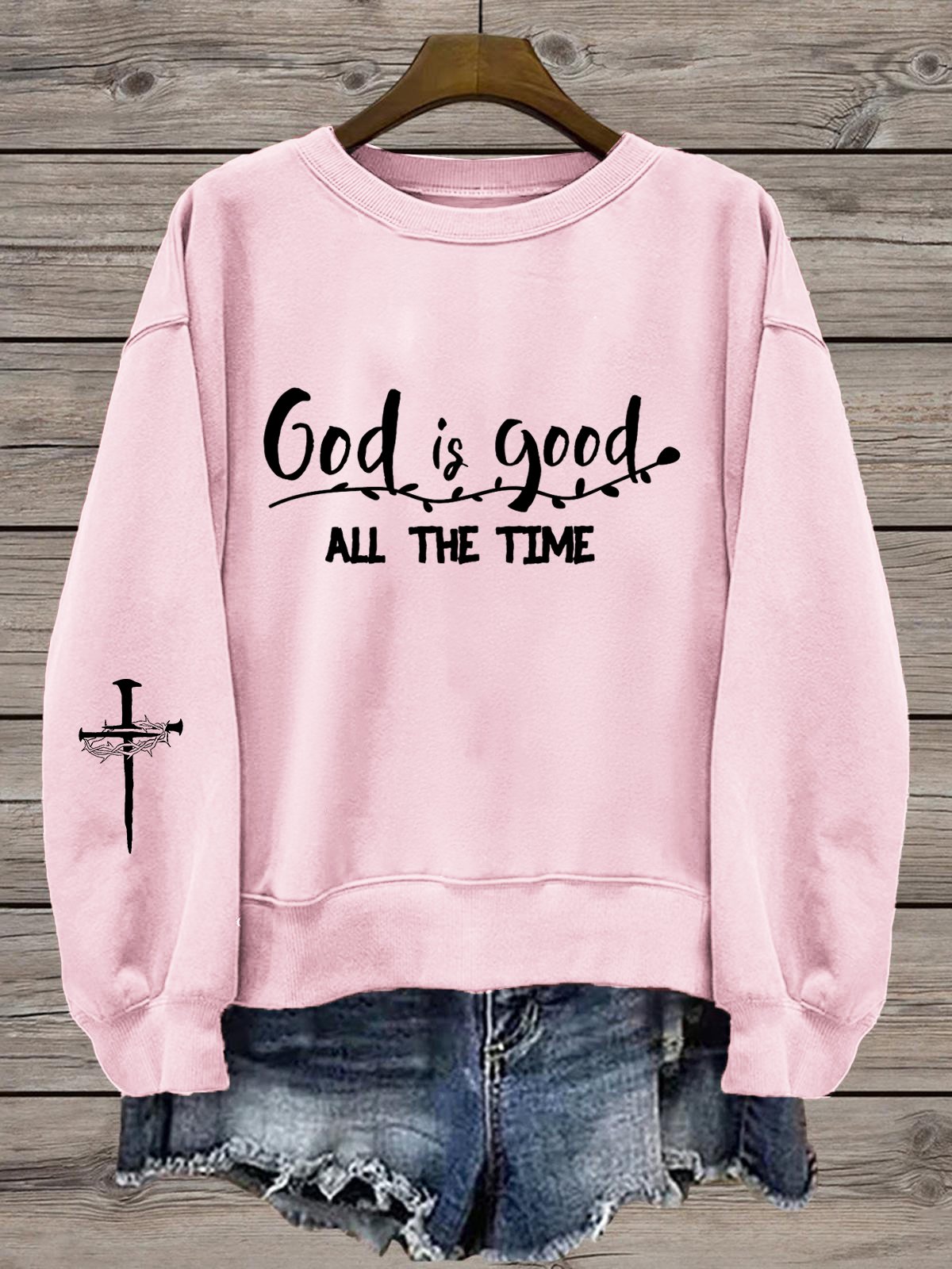 Women's Faith  Round Neck Sweatshirt