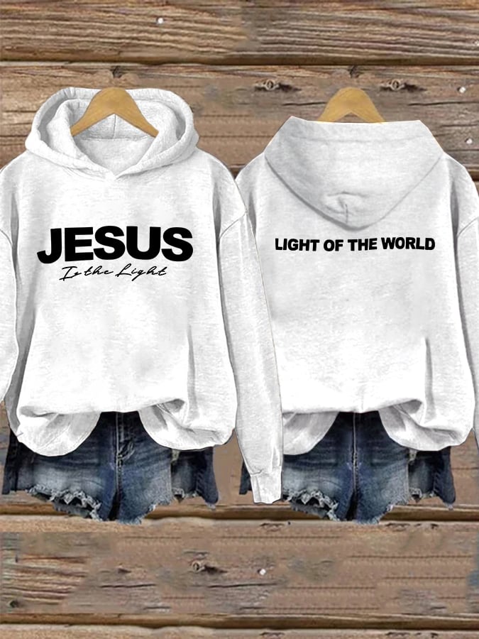 Women'S Casual Faith Print Sweatshirt