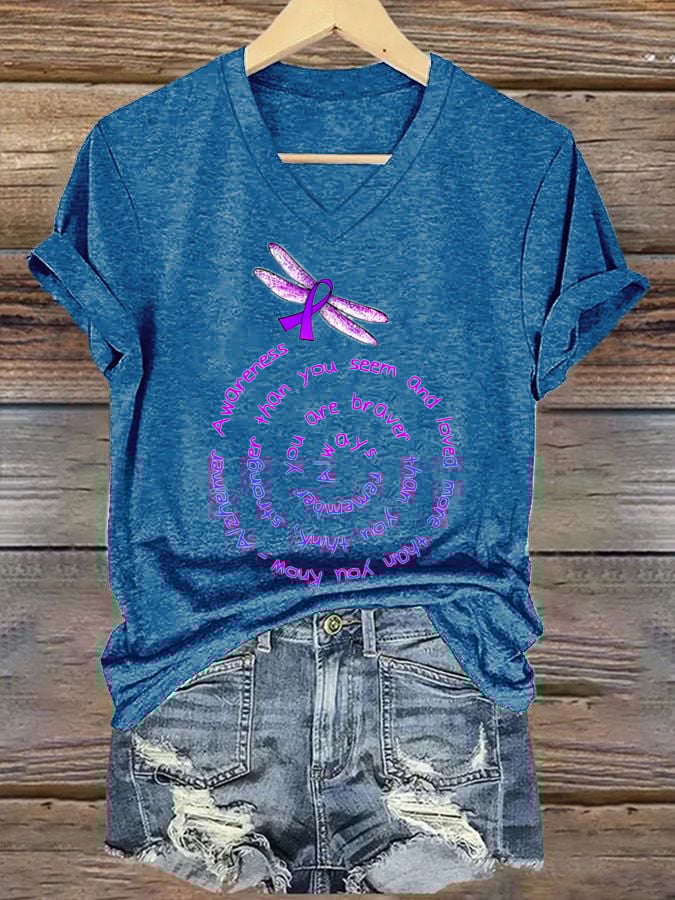 Alzheimers Awareness Memories Matter Brain Flowers Alzheimers T Shirt
